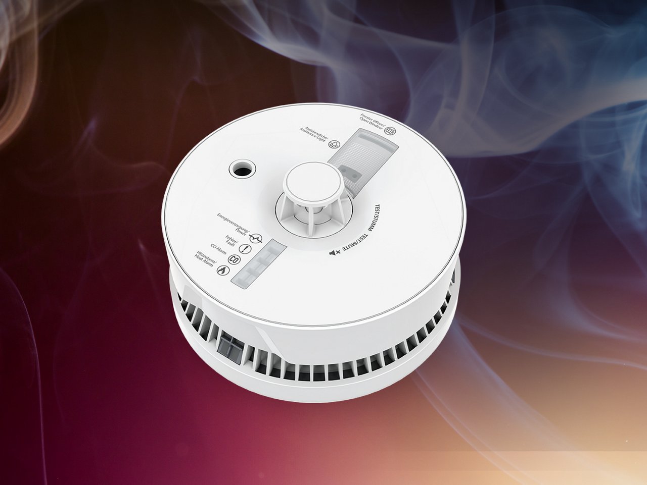 Multisensor Plus vor strukturiertem Hintergrund